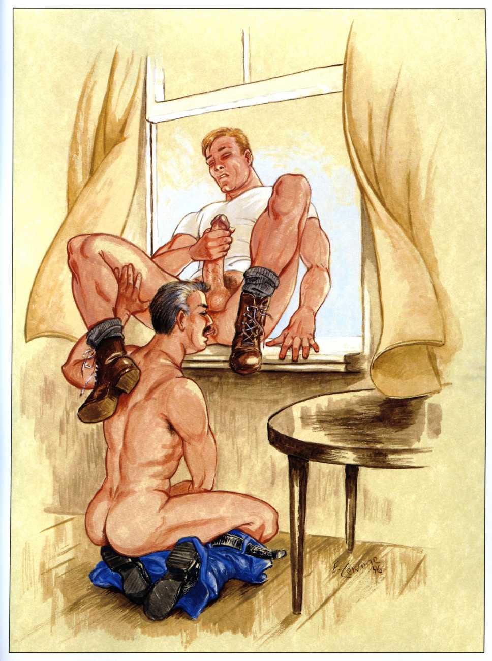 Рисунки Секс Геи