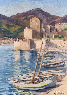 Assire -- Port de Collioure 1870