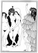 Lysistrata haranguing the Athenian women