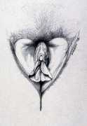 Heart-shaped vulva